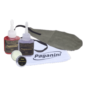 KIT PANO SECADOR PARA CLARINETE COM FLANELA, GEL, GREASE E ÓLEO PARA CHAVE